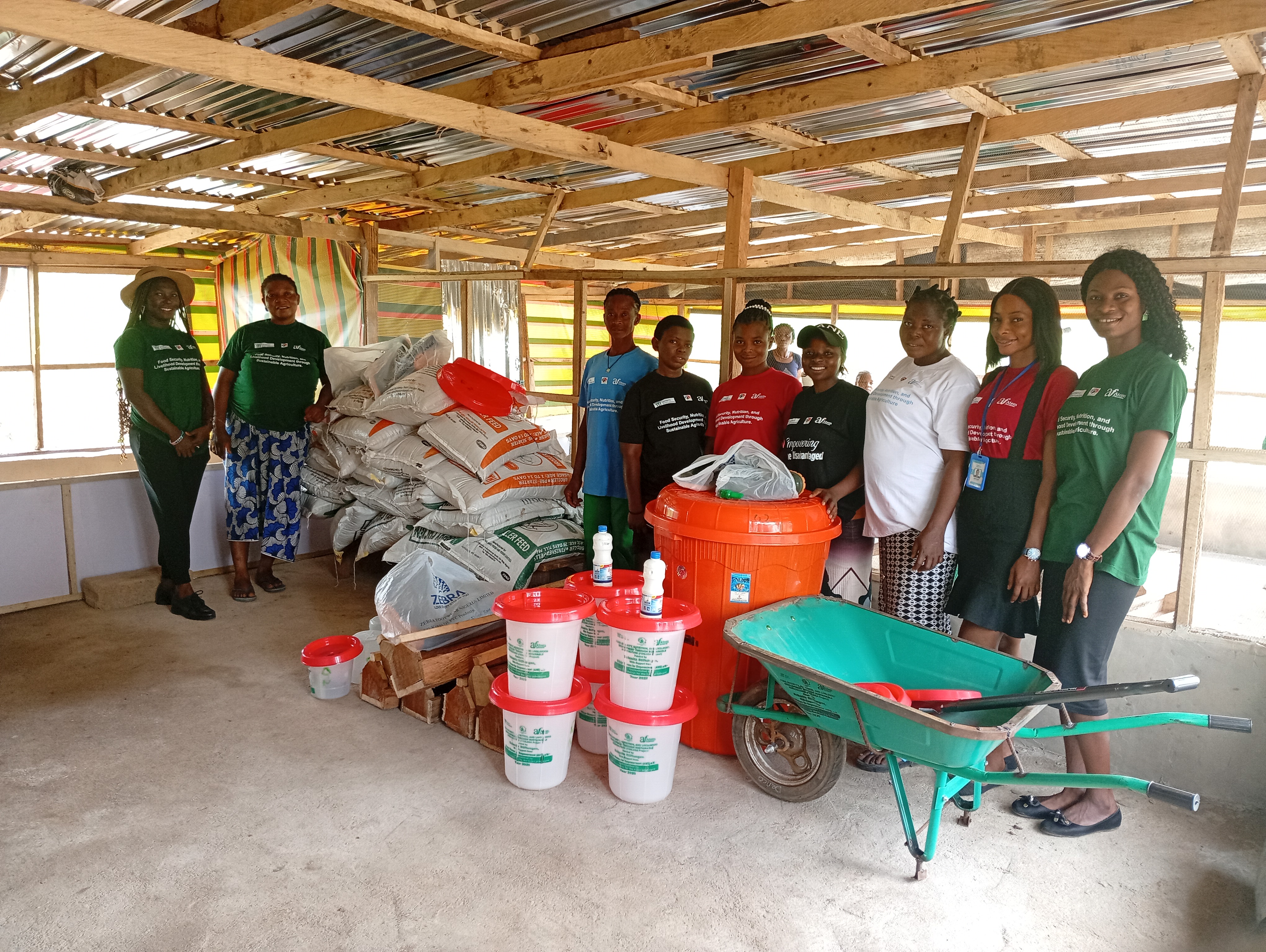 Poultry farming theoretical training by Atem Foundation